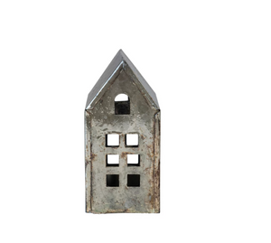 Antique Pewter Finish Vintage House