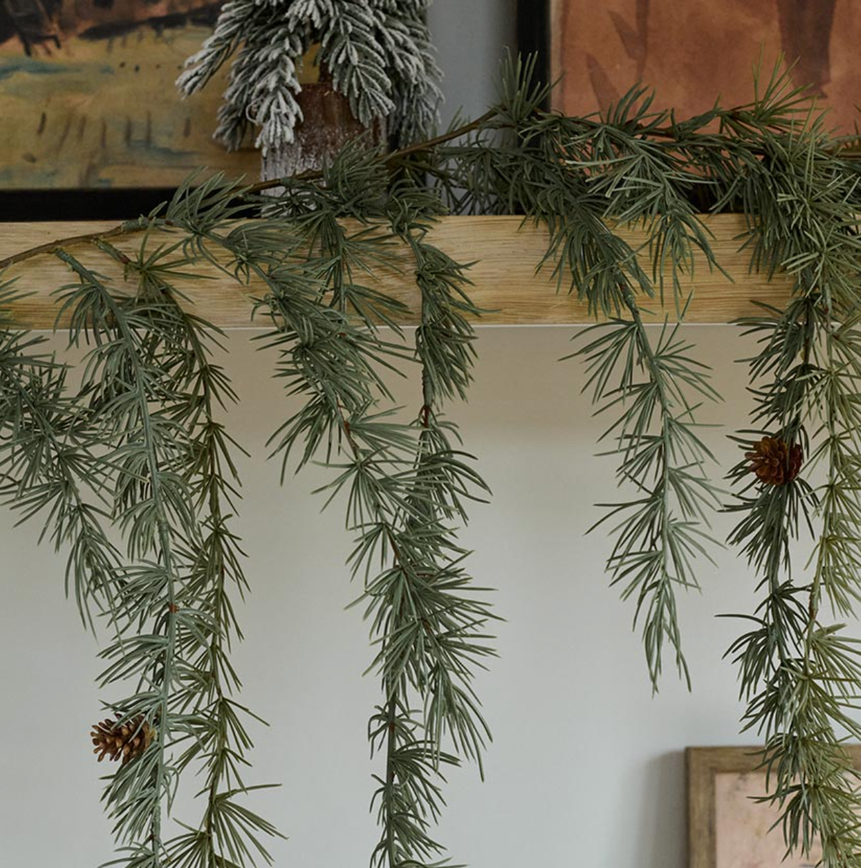 Artificial Pinecone Garland