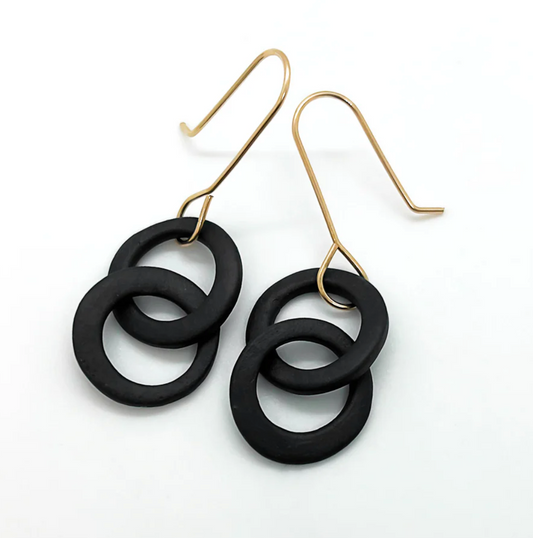 Matte Porcelain Mini Link Dangles