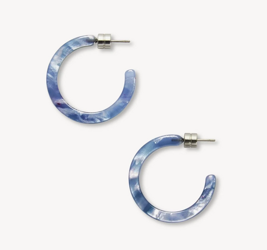 Mini Hoops - Cosmic Blue