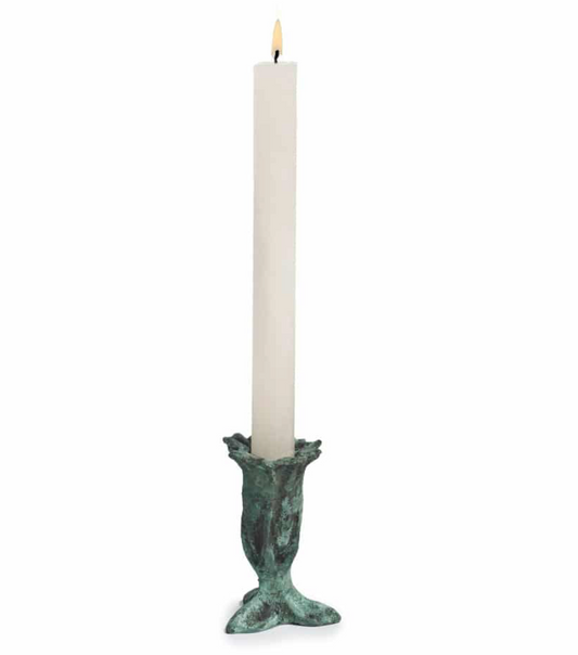 Bronze  Campanula Candlestick