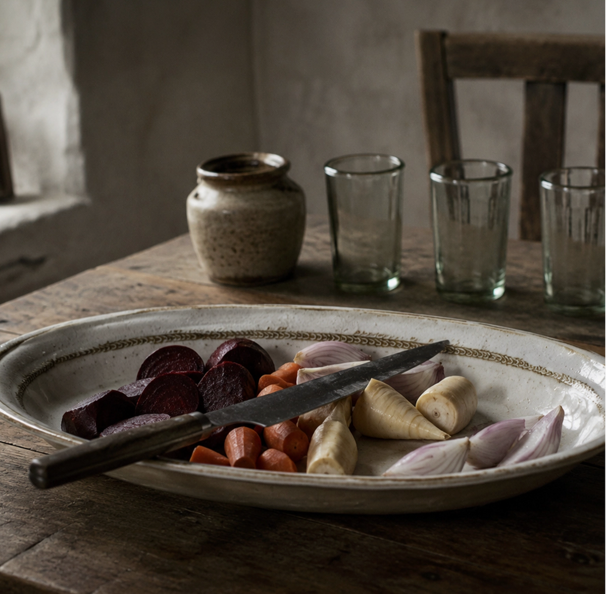 Guarda Deep Oval Serving Platter