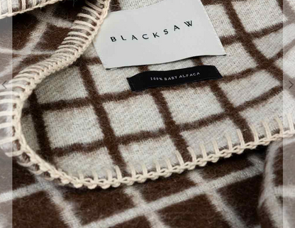 Floyd Reversible Throw - Chocolate