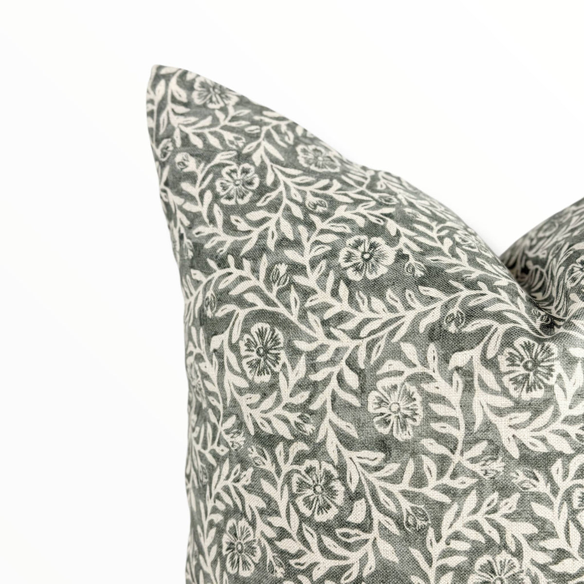 Maeve | Blue Green Floral Pillow