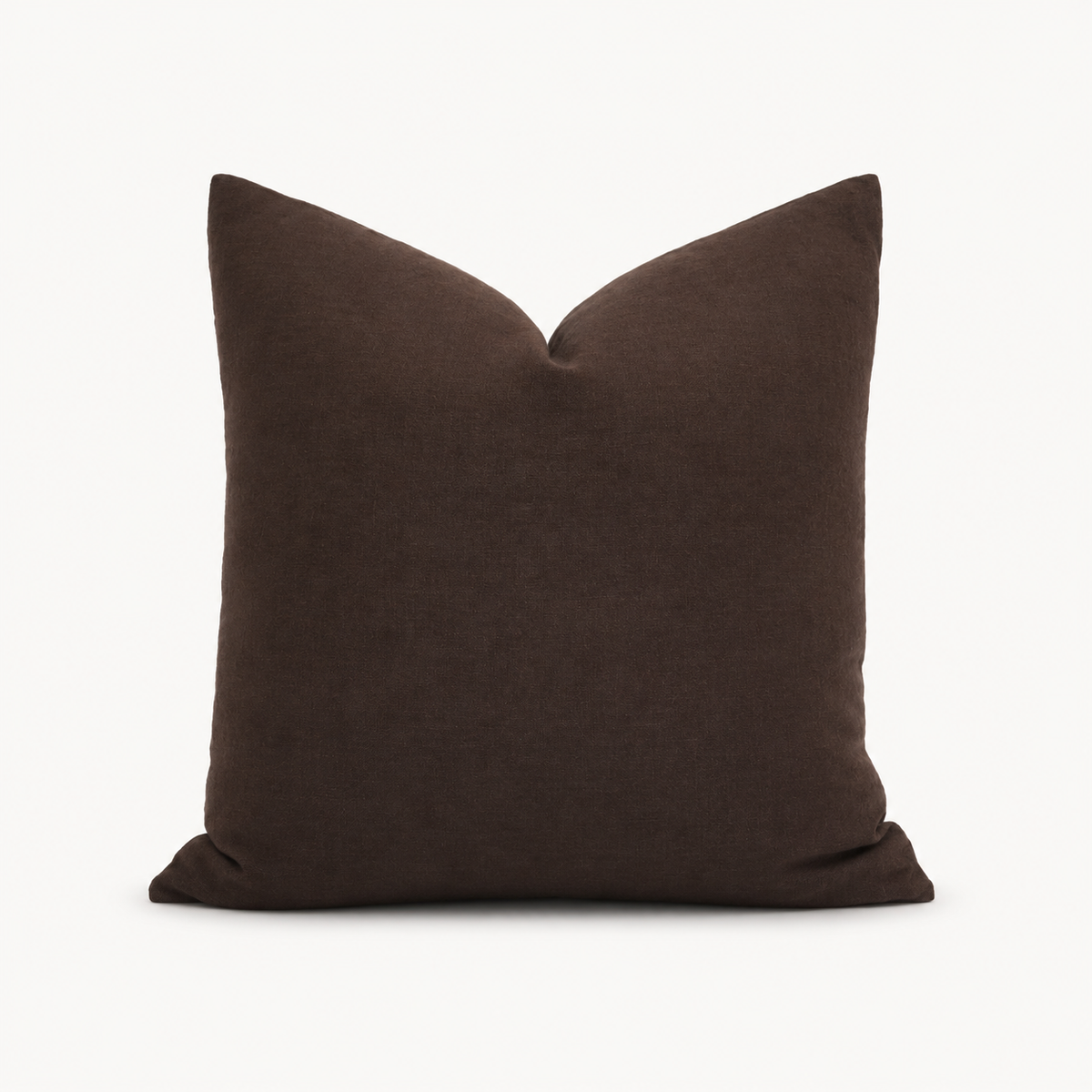 Mushroom Linen Pillow 22" X 22"