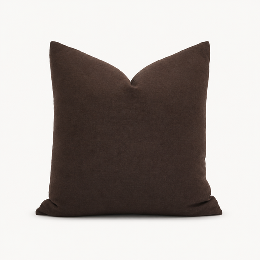 Mushroom Linen Pillow 22" X 22" by Danielle Oakey