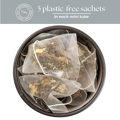 Calming Tea Herbal Rest Mini Tea Tube Gift (5 tea bags)