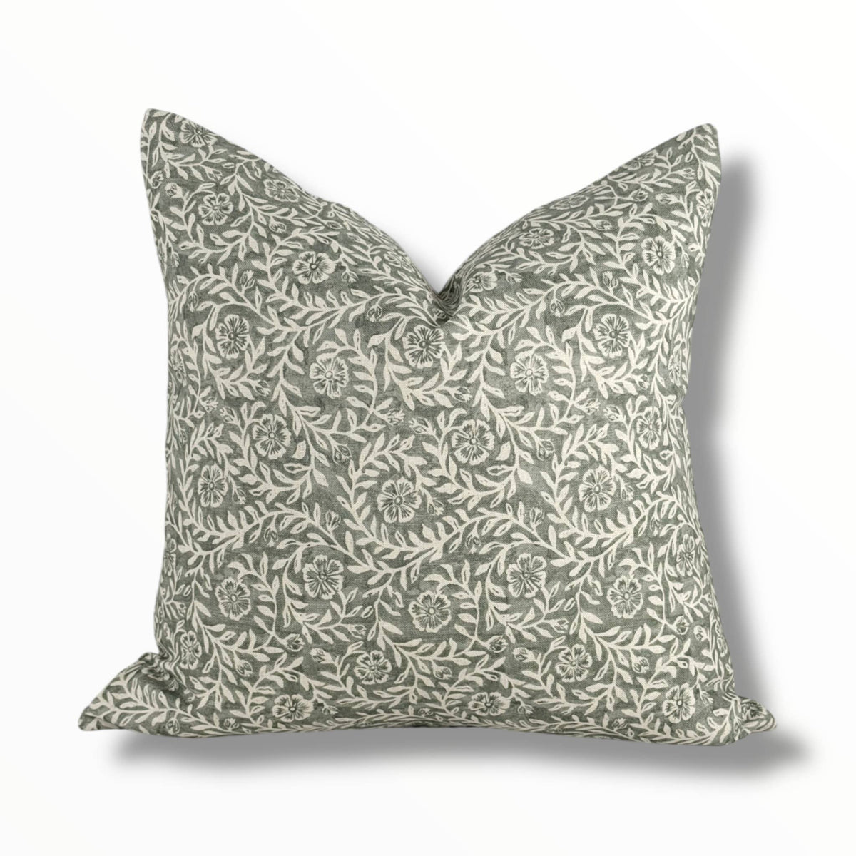 Maeve | Blue Green Floral Pillow