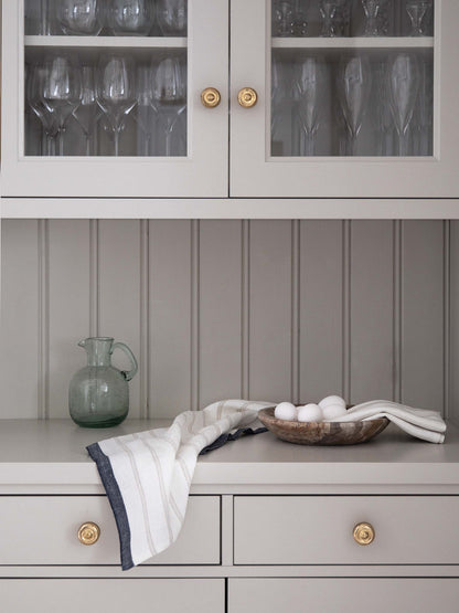 Maya Navy Stripe Kitchen Towel