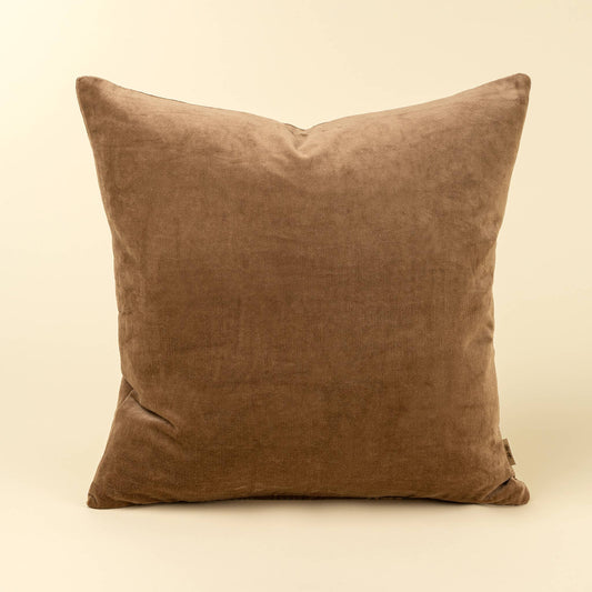 20x20 Vera Luxe Velvet Pillow - Caramel