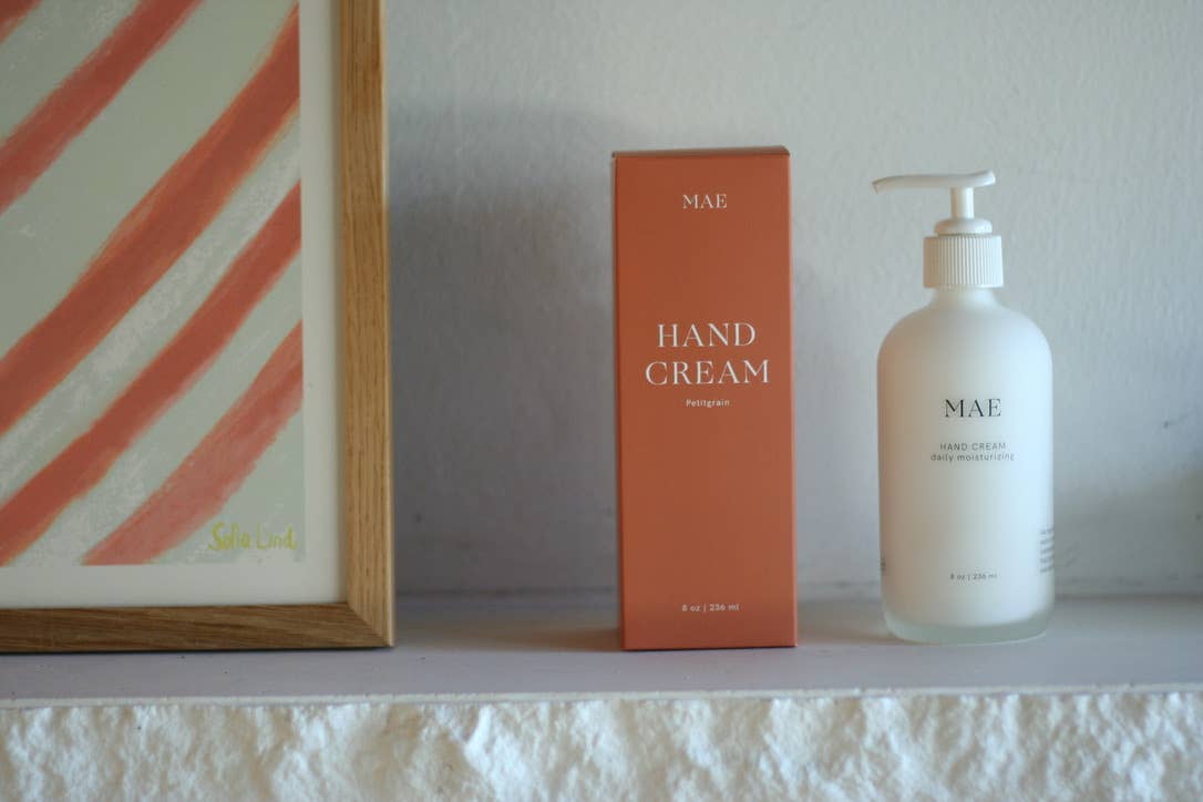 MAE Petitgrain Moisturizing Hand Cream - Vegan, Essential Oil
