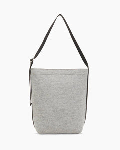 Campus Merino Wool Felt Tote: Granite