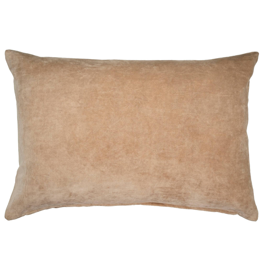 Vera Velvet Pillow I Bisque