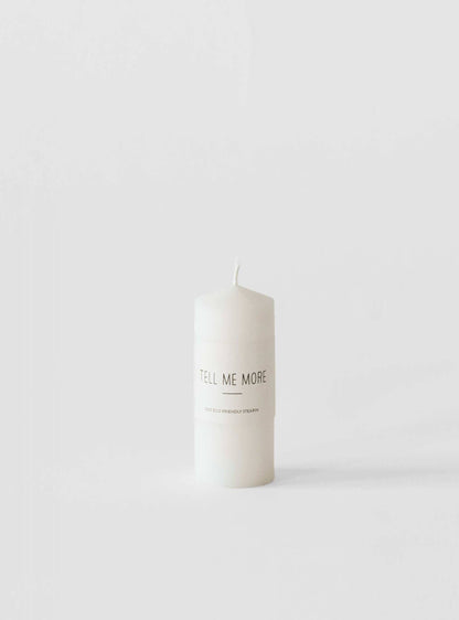 Stearin candle Luna - S