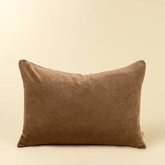 Vera Luxe Velvet Pillow - Caramel