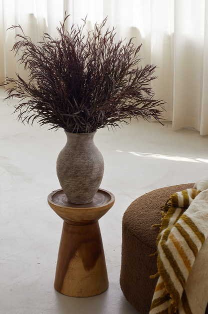 Avery Vase: Distressed Taupe