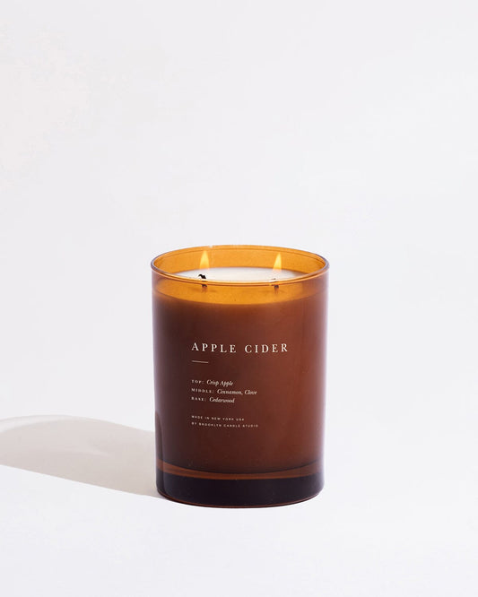 Apple Cider 2-Wick Candle - puck and abby