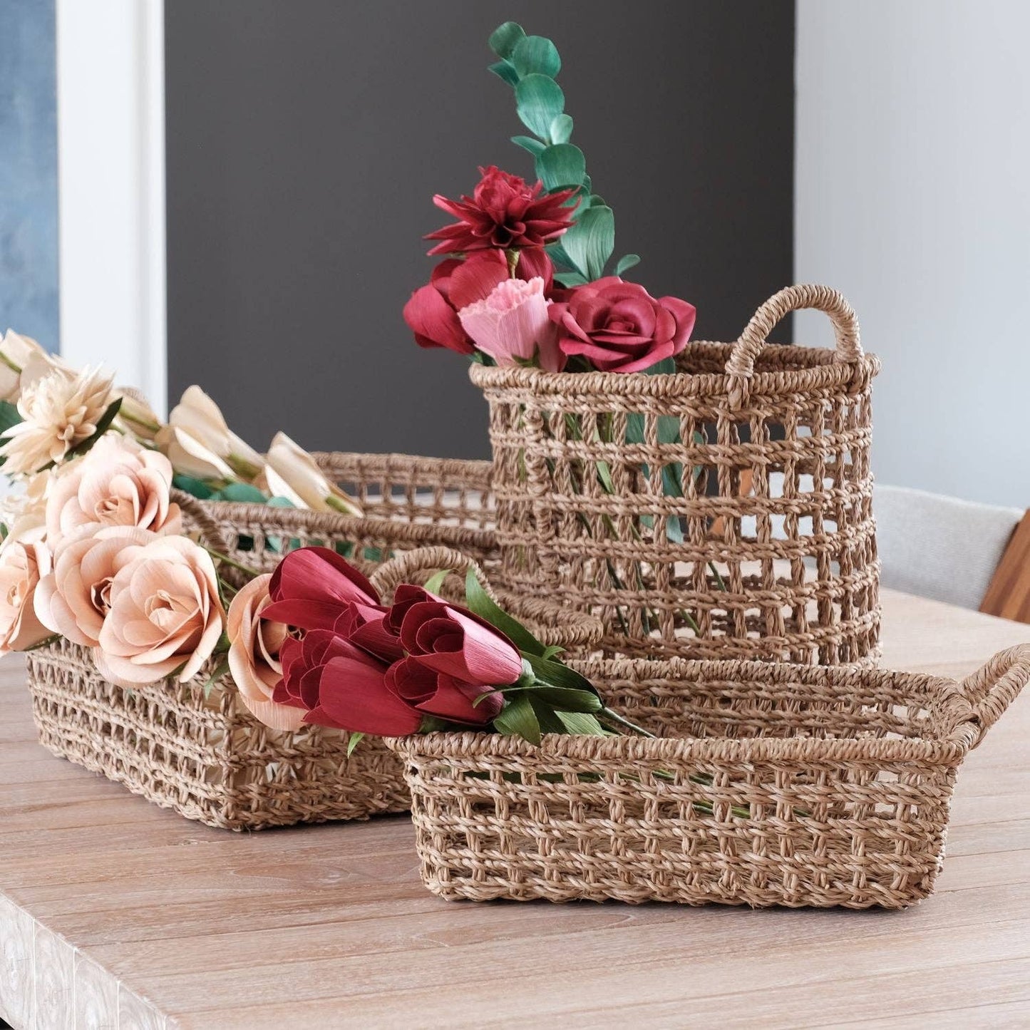 Open Weave Rectangular Trays