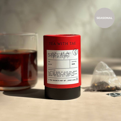 Rudolph's Delight Holiday Mini Tube Gift (5 tea bags)