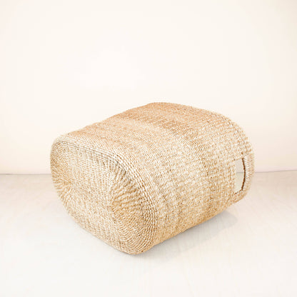Natural Large Oval Woven Basket - Modern Baskets | LIKHA