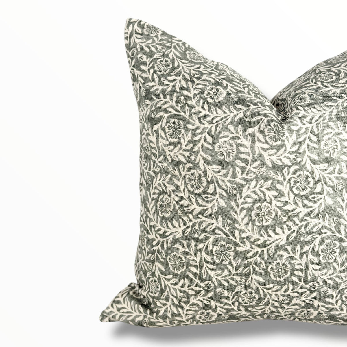 Maeve | Blue Green Floral Pillow