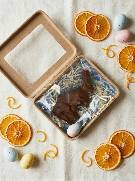 Solid Organic Chocolate Easter Bunny: Dark Chocolate