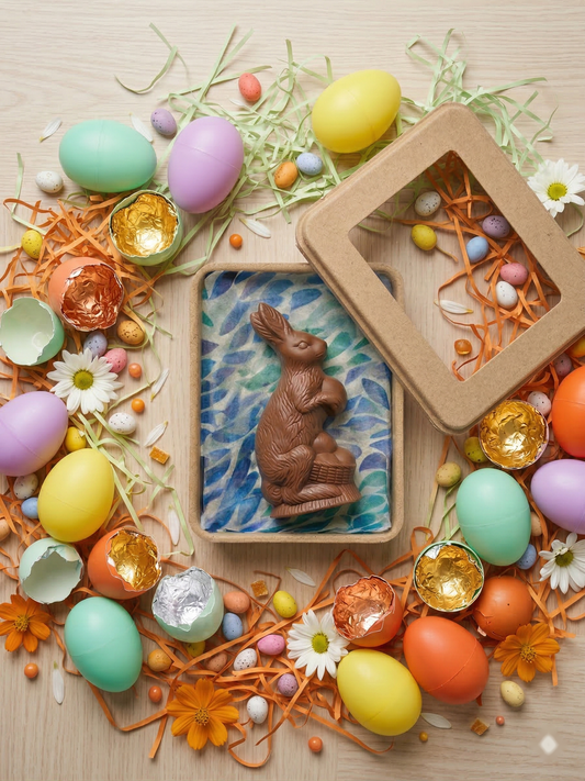 Solid Organic Chocolate Easter Bunny: Milk Chocolate