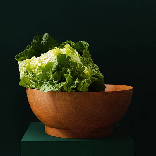 Pedestal Bowl Snack 6": Snack / Mahogany