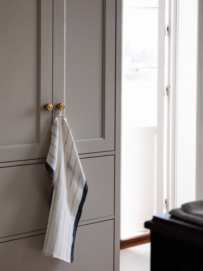 Maya Navy Stripe Kitchen Towel