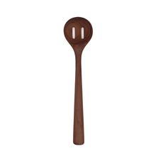 Load image into Gallery viewer, 12’’ Walnut Wood Slotted Spoon

