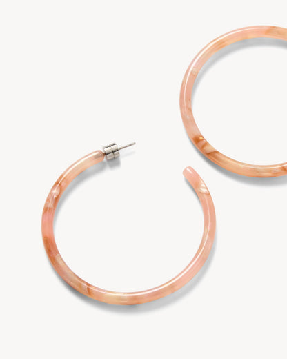 Large Hoops in Blossom