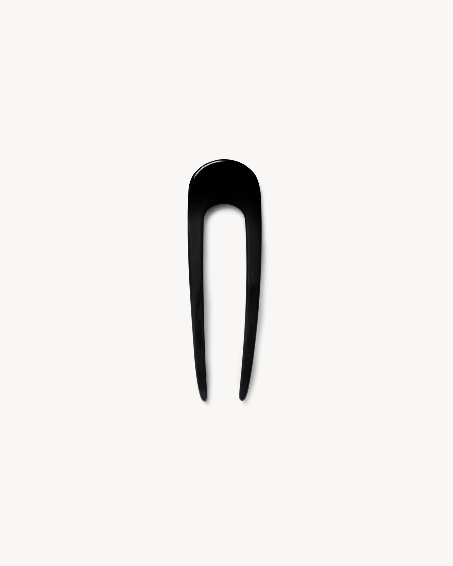 Mini French Hair Pin in Black