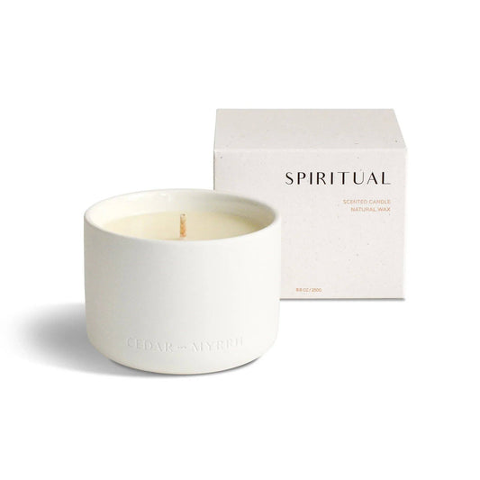 Spiritual Wellness Candle by Cedar and Myrrh