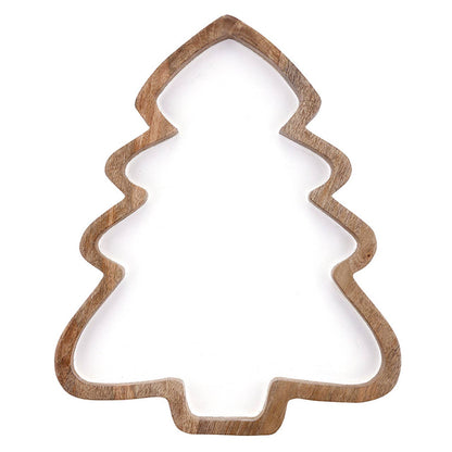 Wood + Enamel Tree Platter