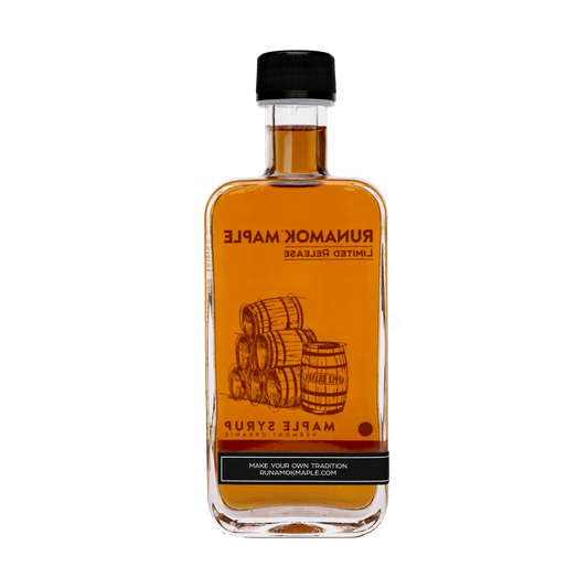 LIMITED RELEASE Apple Brandy Barrel-Aged Organic Maple Syrup