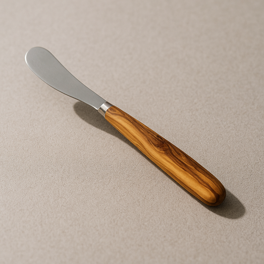 Olive Wood Stainless Steel Spreader