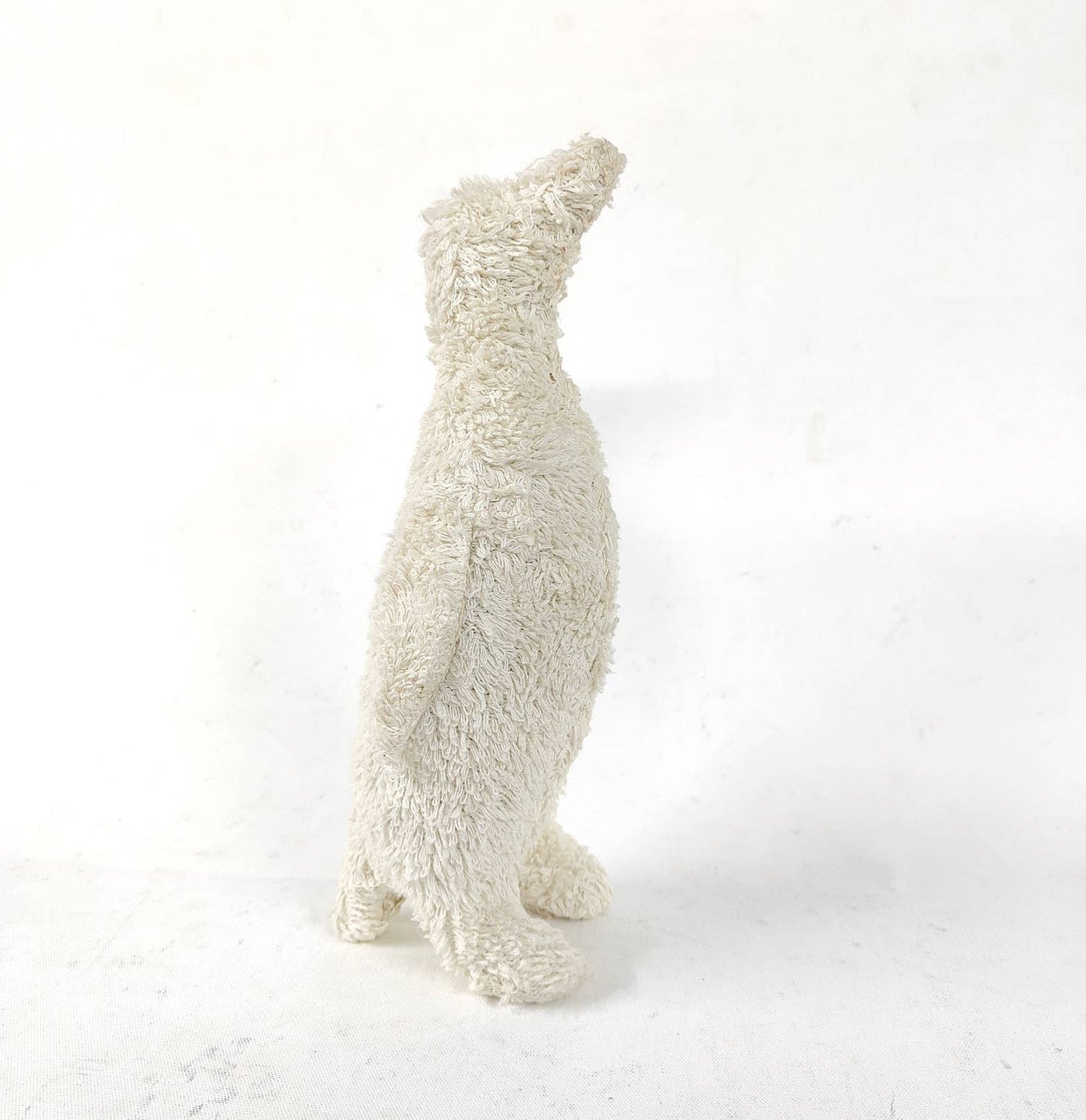 Knitted Boucle White Penguin
