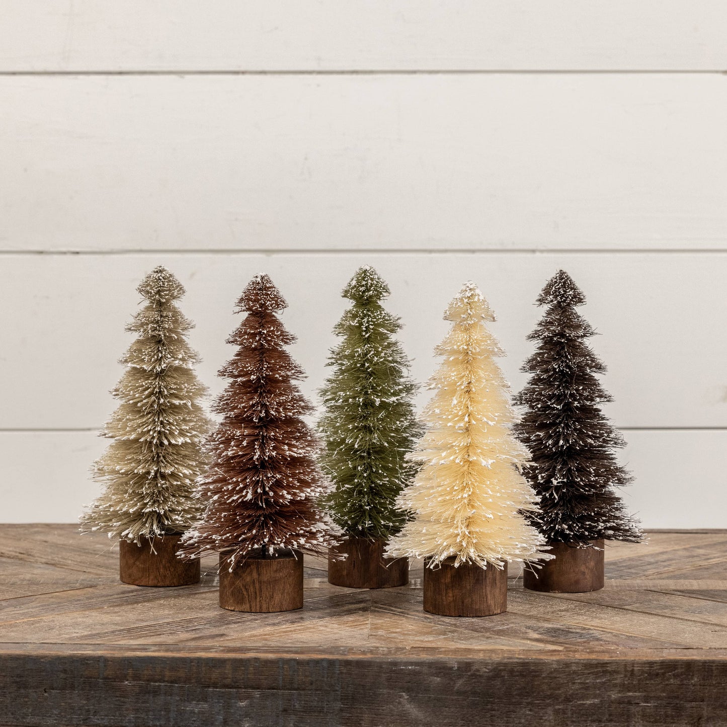 10.25" SNOWY BOTTLEBRUSH TREES