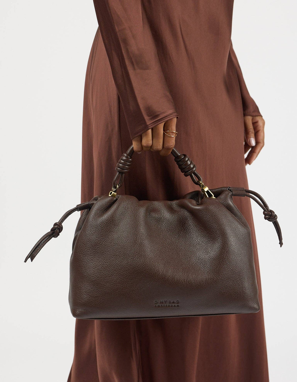 Kiki Midi - Chocolate Soft Grain Leather