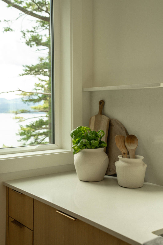 Milos Paper Mache Urn