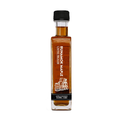 LIMITED RELEASE Apple Brandy Barrel-Aged Organic Maple Syrup