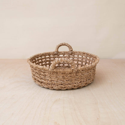 Round Open Weave Basket