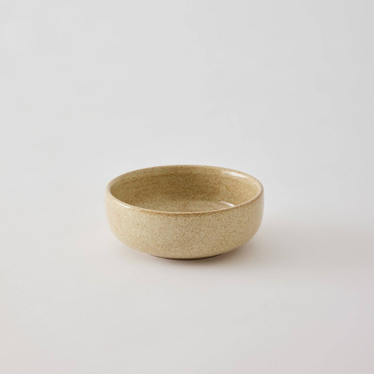 Elio bowl: Beige speckled / S