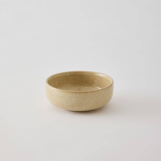 Elio bowl: Beige speckled / S