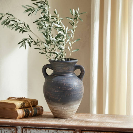 Terracotta Amphora Vase