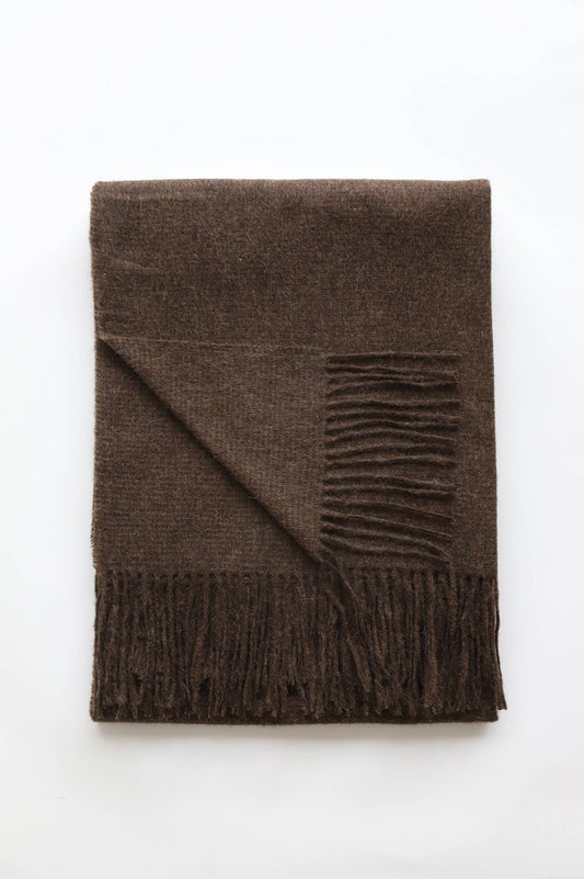 Chocolate Brown Whitby Throw