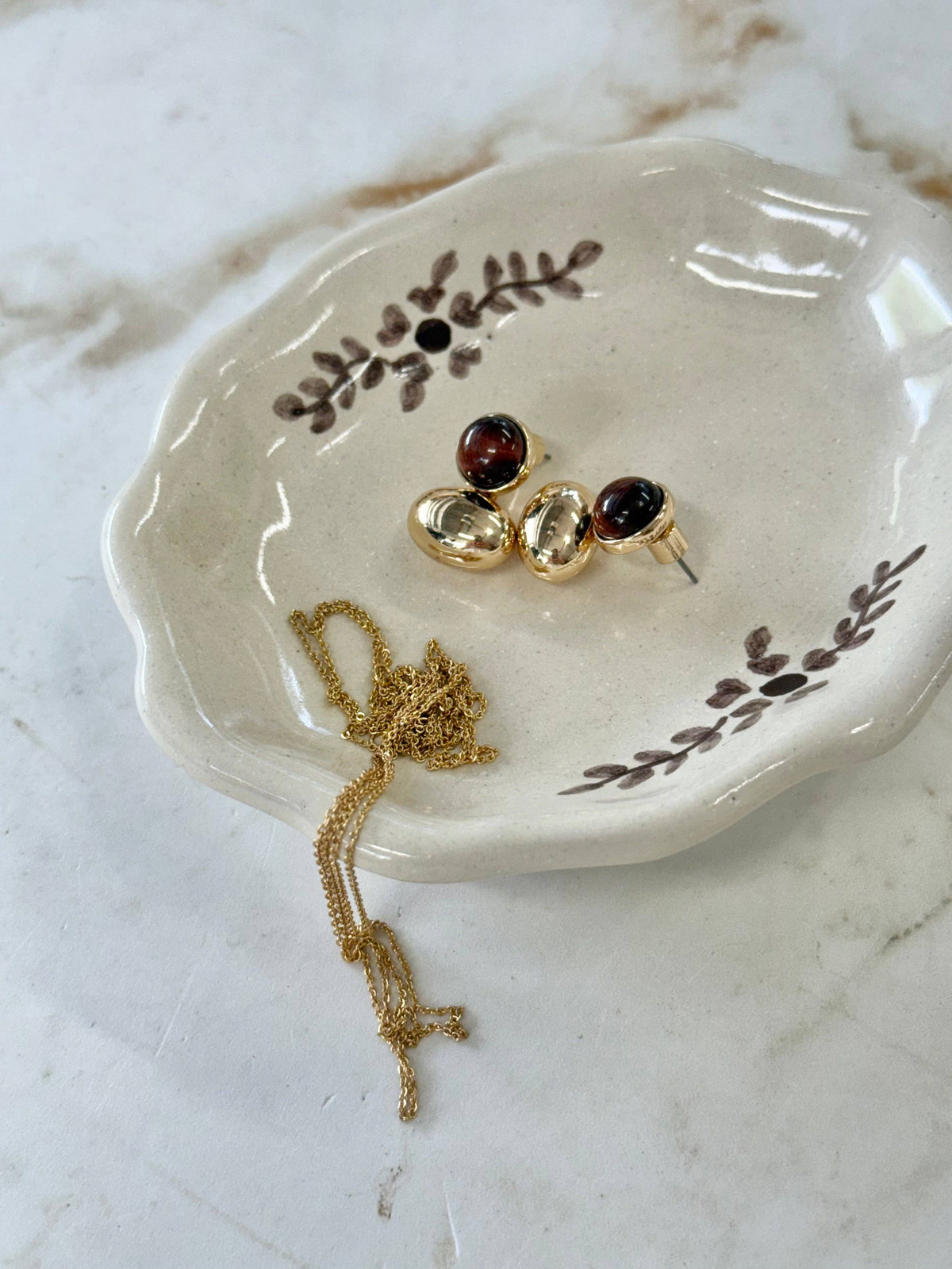 Hand-painted Margot Dish