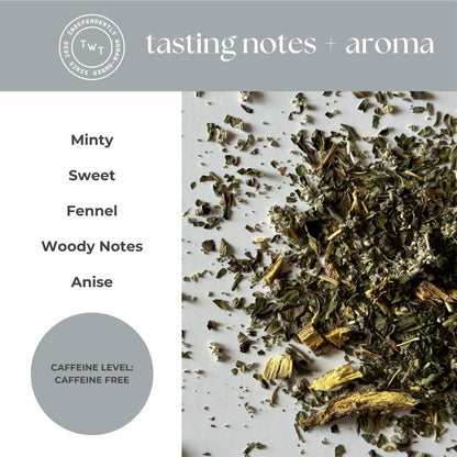 Calming Tea Herbal Rest Mini Tea Tube Gift (5 tea bags)