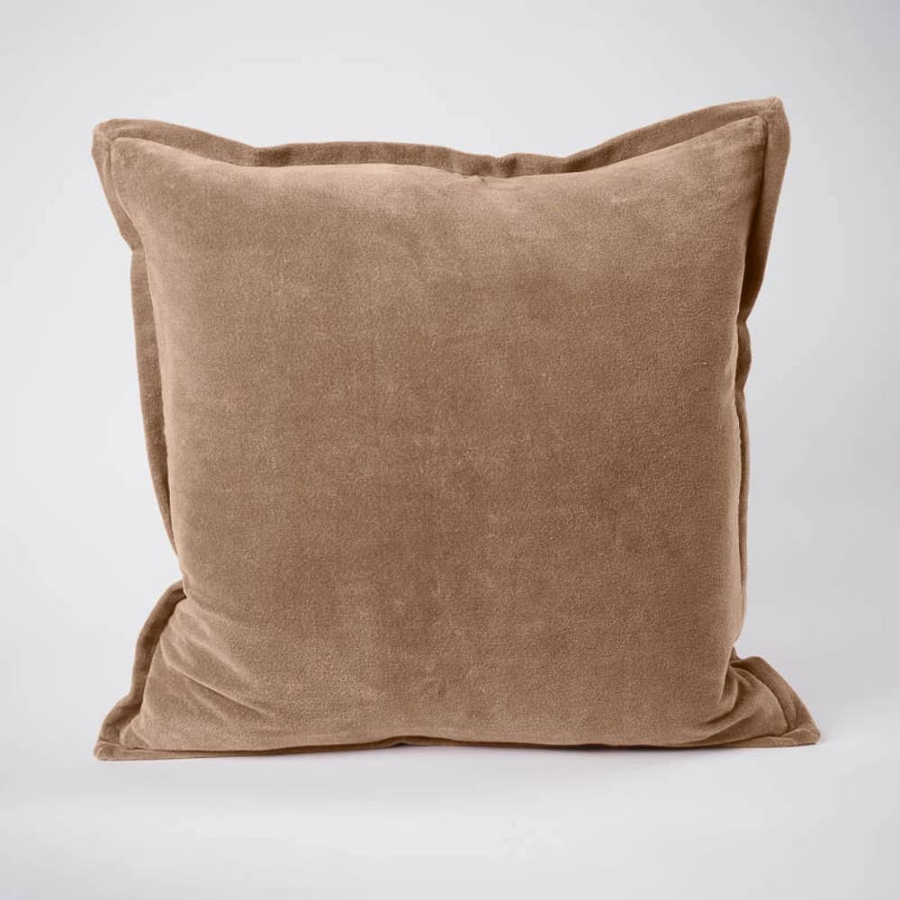 Evelyn Velvet Cushion Cover - Natural