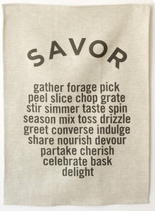 Studiopatro SAVOR Linen Tea Towel